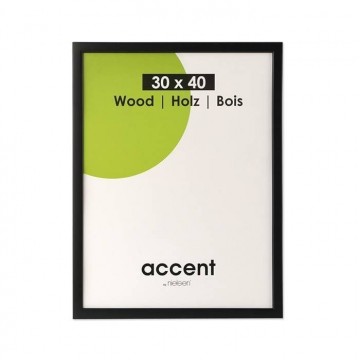 24x30 cm Nielsen Fotoramme Accent i Træ : Farve - Sort