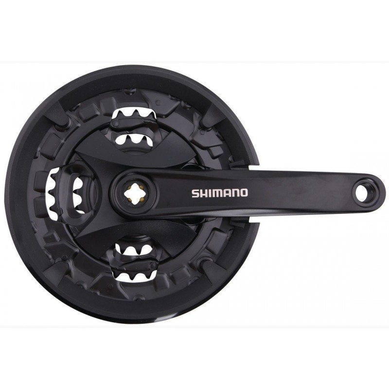 Shimano 9 speed Kranksæt 44-32-22 Tænder, Sort