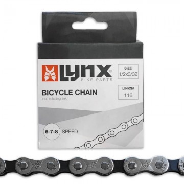 Lynx Cykelkæde Til Udvendige Gear 6, 7 og 8 Speed