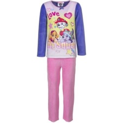 3 år / 98 cm - Lilla/Lyserød Paw Patrol Velour Pyjamas