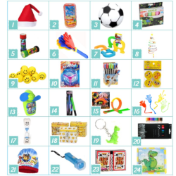 Pakkekalender Til Børn På 3-5 år - Specielt Til Drenge