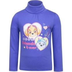 3 år / 98 cm - Lilla Paw Patrol Langærmet og Langhalset T-shirt