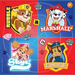 16 Stk. Paw Patrol Servietter 16x16 cm