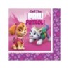 20 Stk. Paw Patrol Servietter Pink 16x16 cm