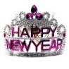 Happy New Year Diadem Med Lys