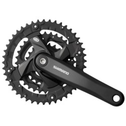 Shimano 9 speed Kranksæt 42-32-22 Tænder, Sort